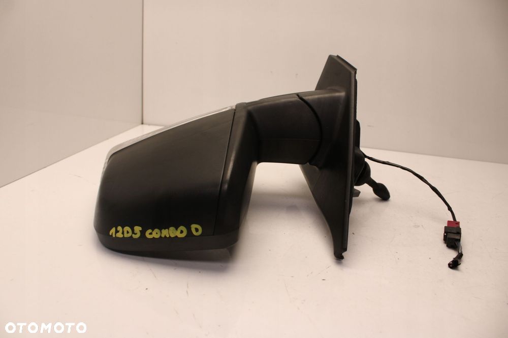 opel combo d doblo ii 10r- lusterko lewe zewnętrzne manualne 2 piny - 2