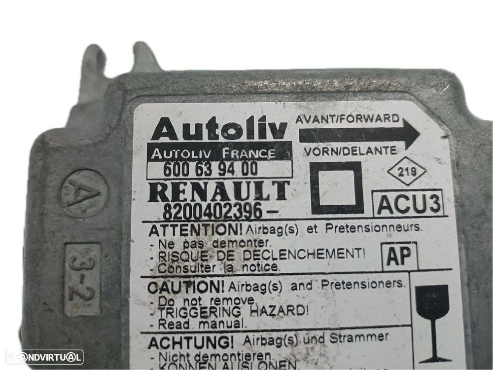 Centralina Airbags Renault Megane I Grandtour (Ka0/1_) - 2