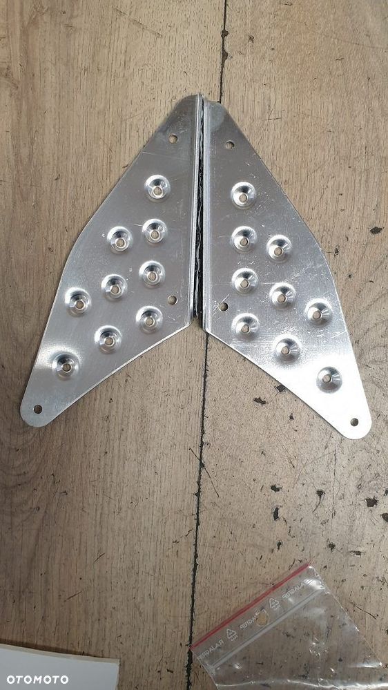 Oryginalne Aluminiowe Nakładki Podłogi Podestu Yamaha Aerox / MBK Nitro - 4