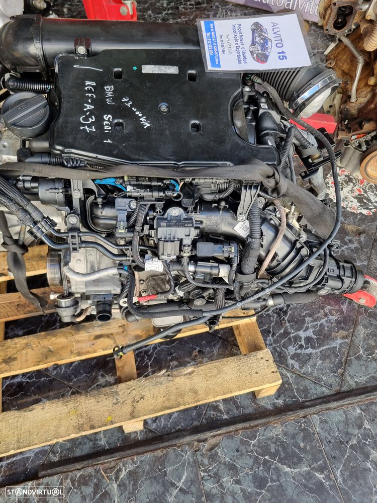 motor BMW série 1  ref: A 37 - 73 mil Km - 2