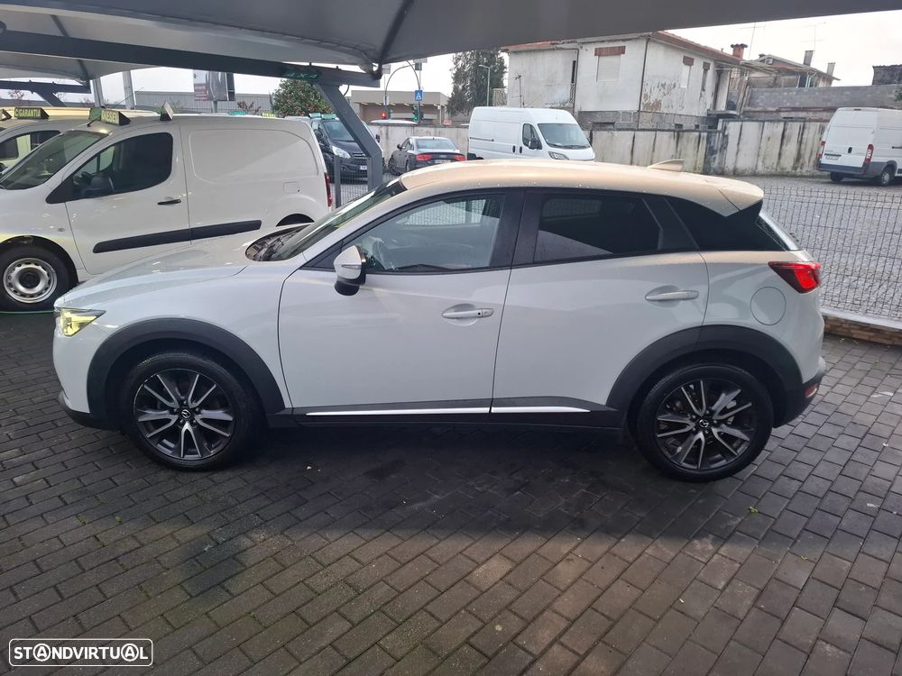 Mazda CX-3 1.5 Sky.Excellence HT Leather White Navi - 5