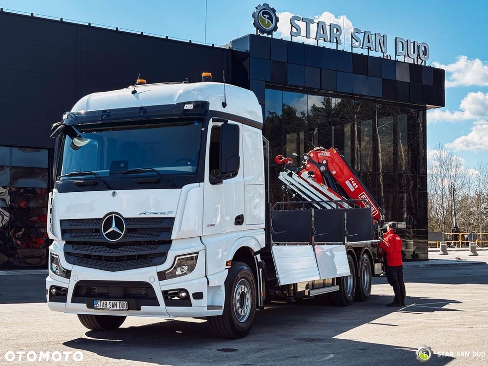 Mercedes-Benz ACTROS 3351 6x4 Fassi F485 Nowy ! Żuraw HDS Crane - 23