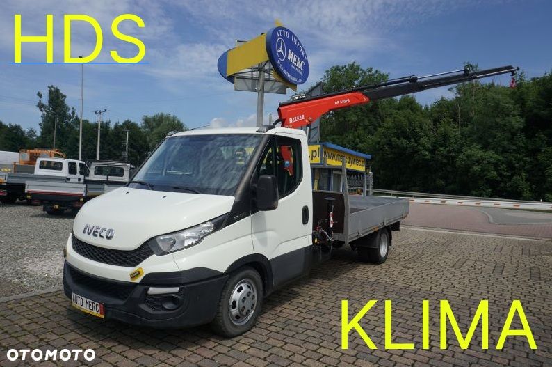 Iveco 35C15 HDS żuraw dźwig wywrotka skrzynia - 1
