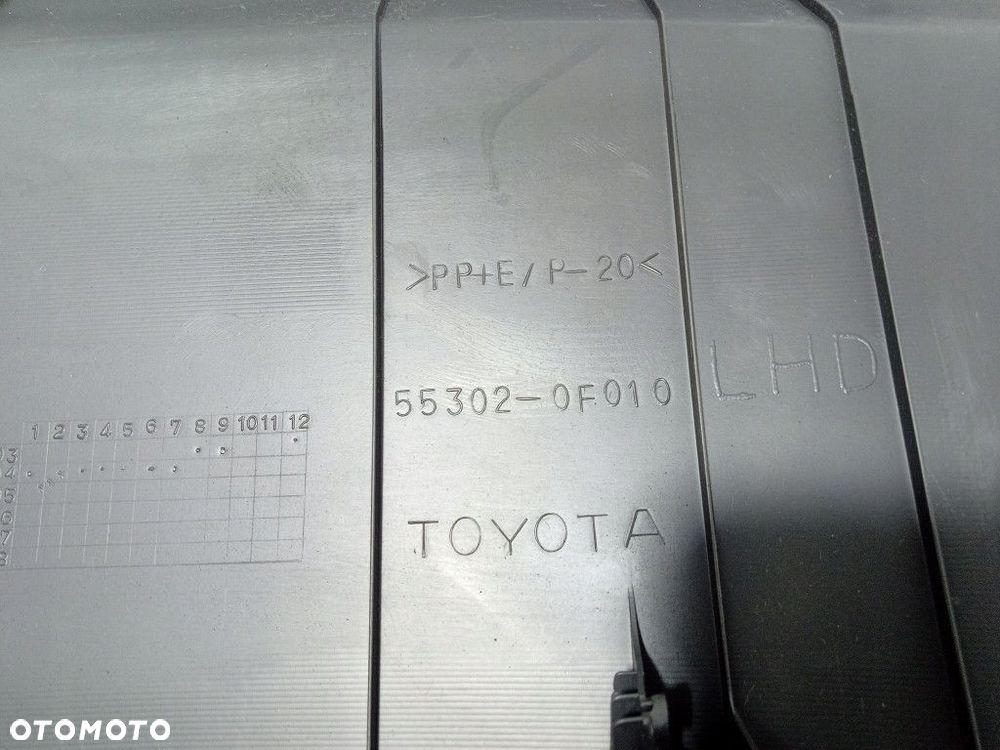 TOYOTA COROLLA VERSO II 04- DESKA KONSOLA PODUSZKI PASY EU KPL - 8