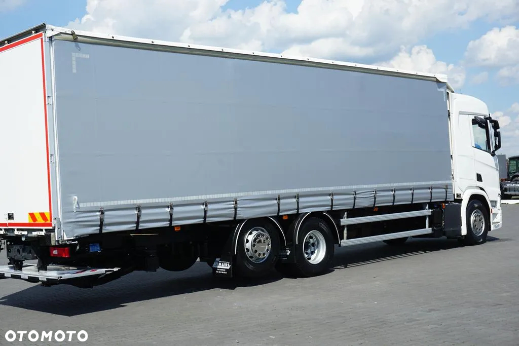 Scania R 410 / ACC / E 6  / FIRANKA + WINDA / DŁ. 9,5 M / 23 PALETY / RETARDER - 40