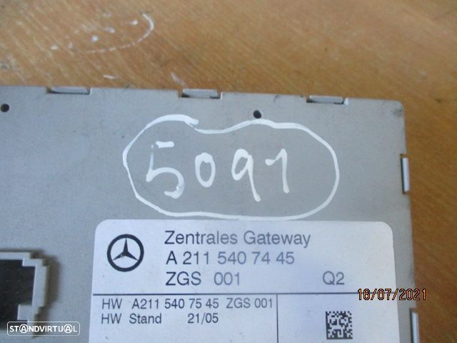Modulo A2115407445 MERCEDES W211 SW 2006 Fecho Central - 2