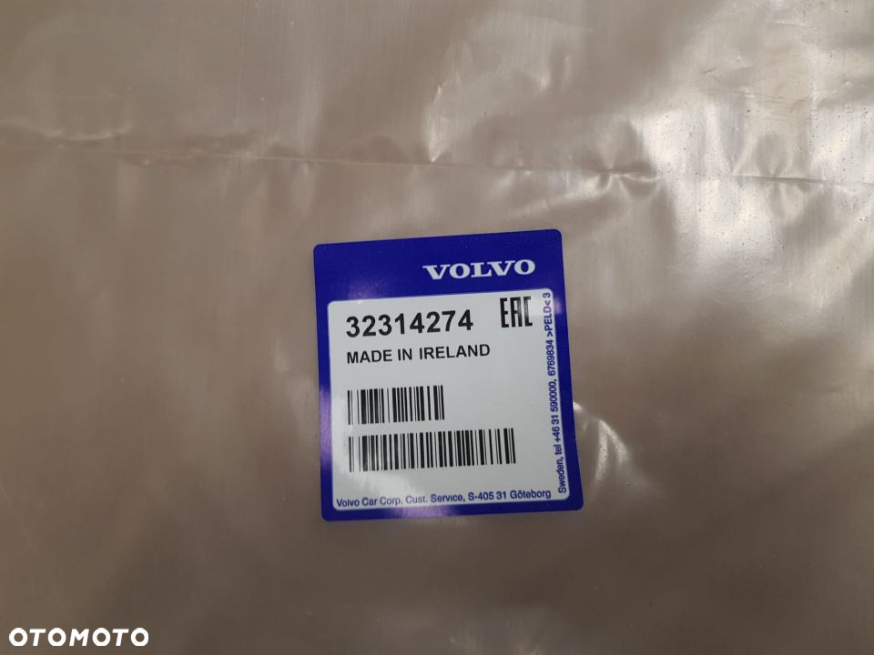 VOLVO XC60 18-24 DEKOR CHROM LEWY TYLNEJ SZYBY RAMKA NOWA ORYGINAŁ  32314274 - 2
