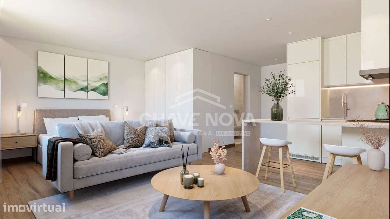 Apartamento " T0+1 " . Senhora da Hora - Brevemente . Prox. ao Metro . - Grande imagem: 4/14