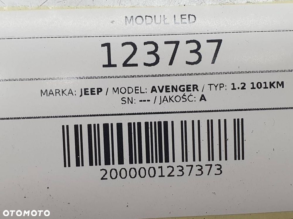 MODUŁ LED SOCZEWKA LAMPA LEWY PRZÓD JEEP AVENGER 2024 EU - 10