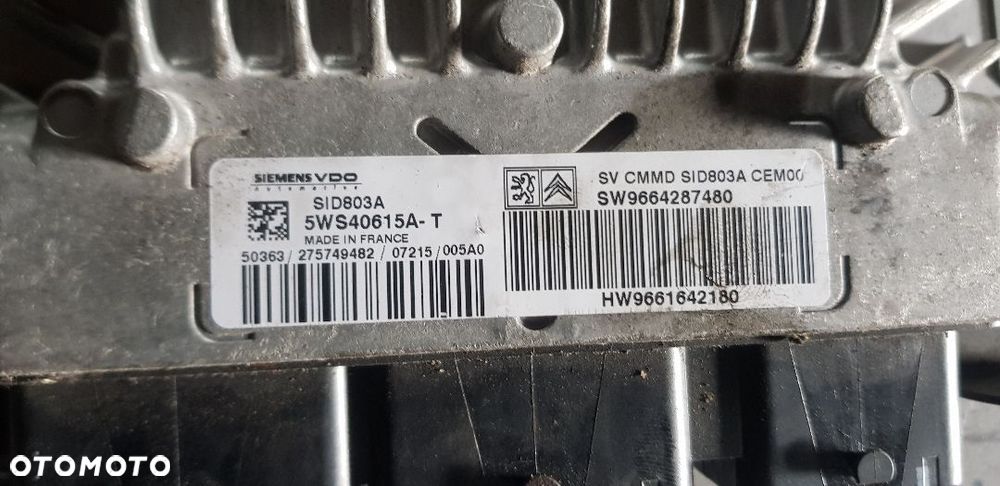 CITROEN C4 GRAND PICASSO STEROWNIK SILNIKA 9661642180 - 2