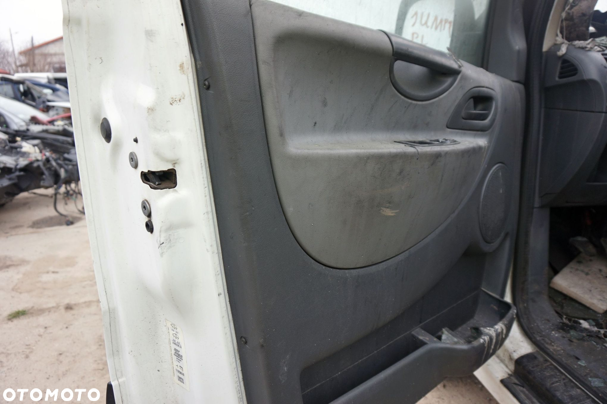 DRZWI PRZEDNIE LEWE JUMPY II L1H1 EWPA  BIAŁY CITROEN 2007-2012 - 9