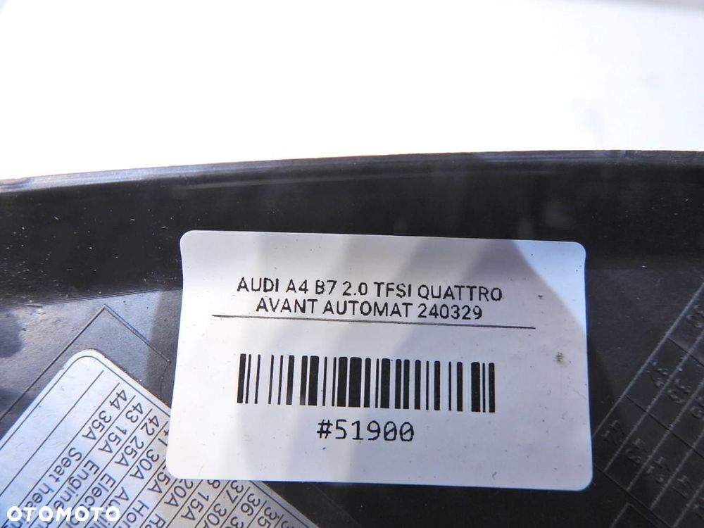 OSŁONA KONSOLI LEWA AUDI A4 B7 8E0857085C - 4