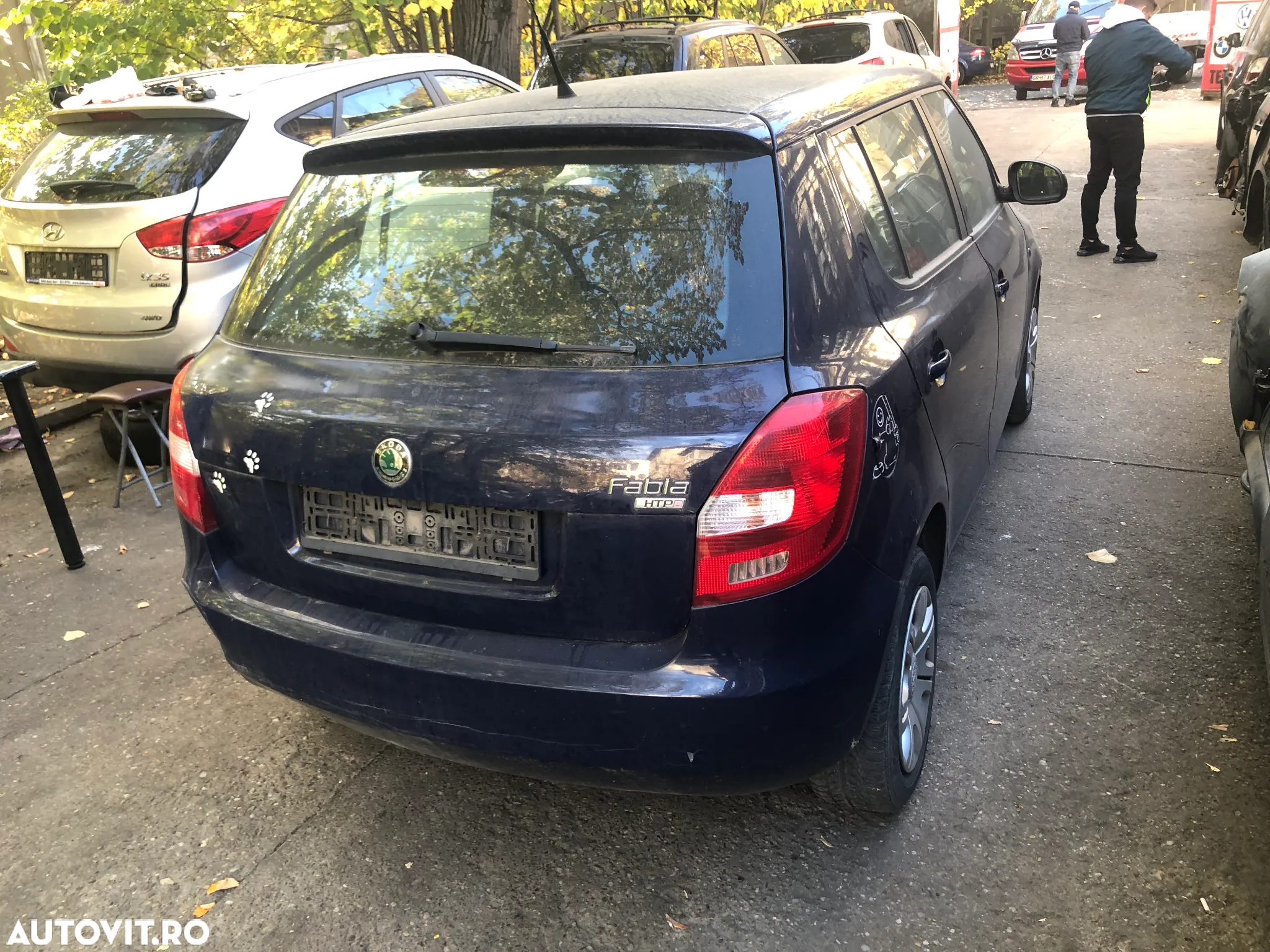 Dezmembrez Skoda Fabia 2 facelift albastru 1.2 benzina 2011 - 13