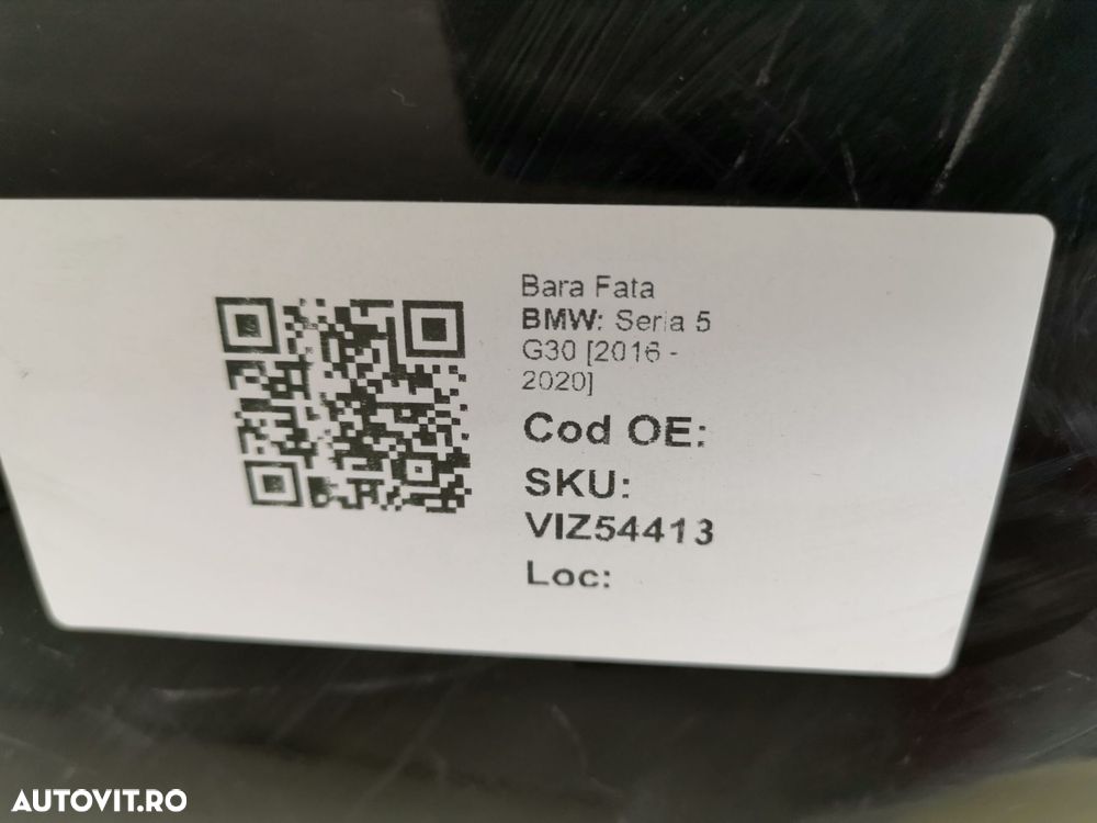 Bara Fata BMW Seria 5 G30 2016 2017 2018 2019 2020 Originala In Stare - 8
