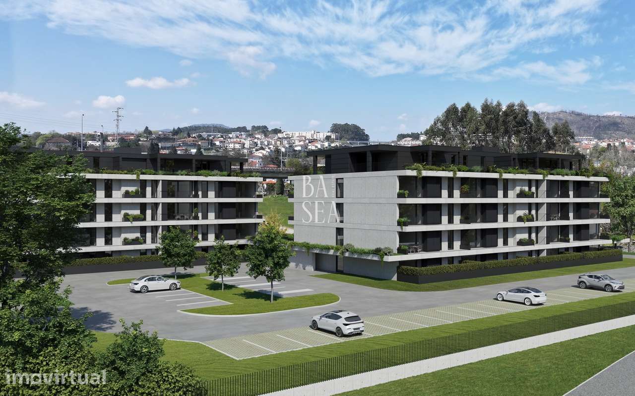Apartamento T1 em condomínio com piscina em Ferreiros Braga. - Grande imagem: 5/14