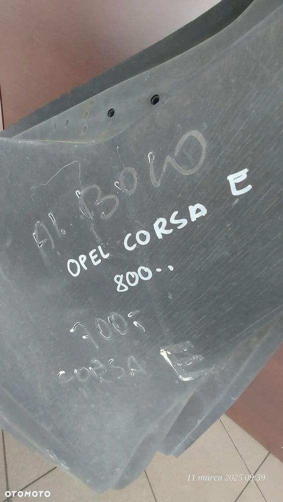 Opel corsa E 5D  poszycie błotnika tył prawe orginał - 3