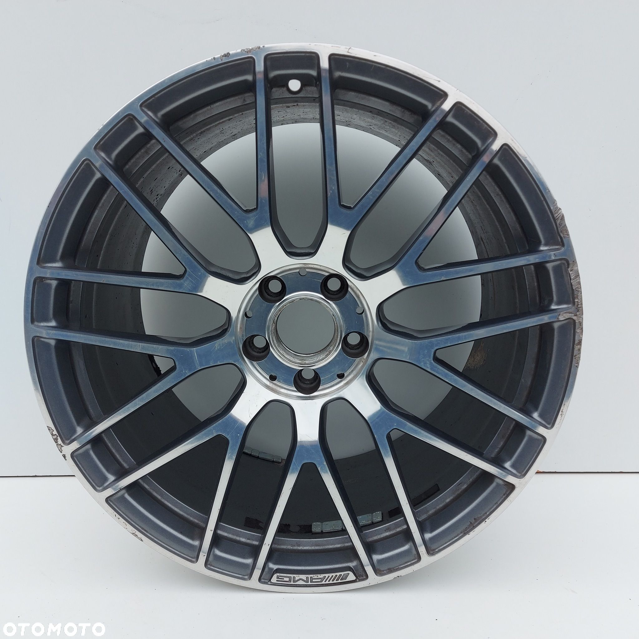 FELGA ALUMINIOWA 20 AMG MERCEDES 1904010800 ORYGINAL DEMONTAZ 11JX20 H2 ET68 - 1