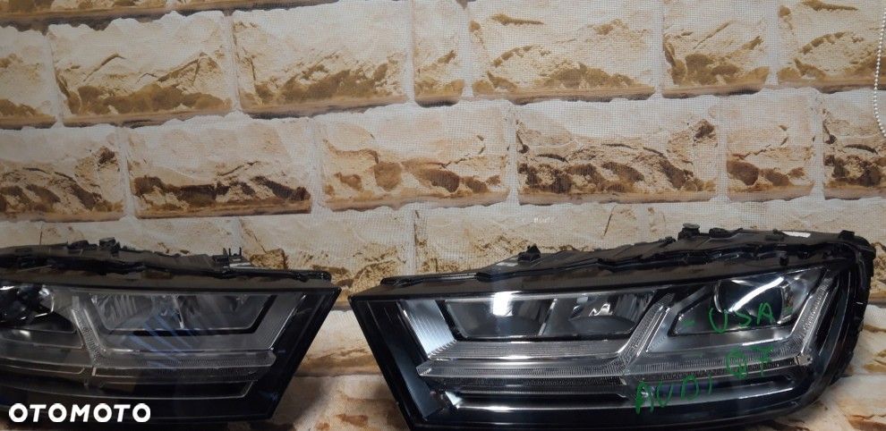 audi q7 4m0 941 033b/34b full led ameryka usa kompletne z modułami - 2