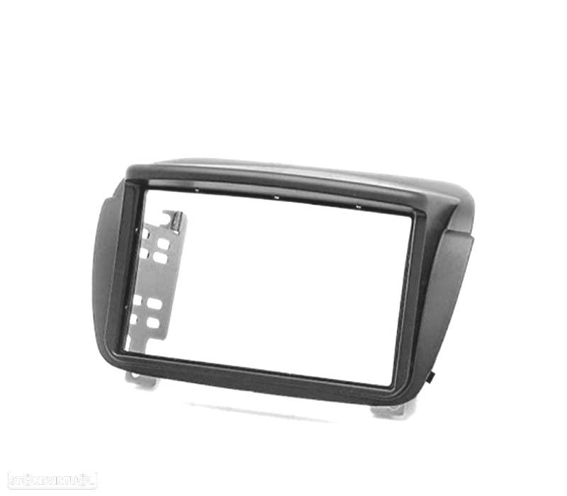 MOLDURA ADAPTADOR PRETO PARA RADIO 2-DIN PARA FIAT DOBLO OPEL COMBO TOUR - 1