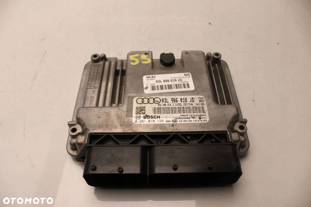 STEROWNIK KOMPUTER ECU SILNIKA AUDI A3 GOLF 2.0 TDI 03L906018JG 0281018128 - 1