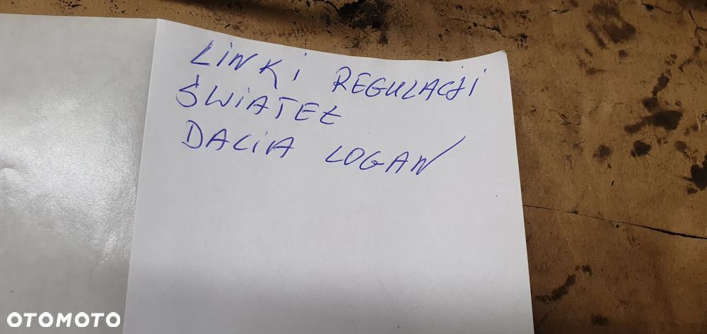 Pokrętło linki regulacji świateł oświetlenia Dacia Logan I - 6