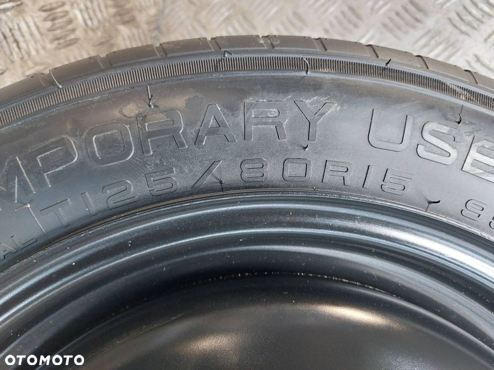DOJAZDÓWKA 4X108 3,5Jx15 ET15 FI65,1 125/80R15 PEUGEOT 207 I - 3