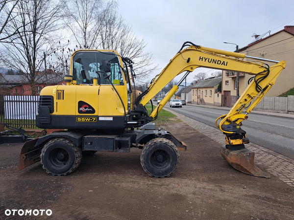 Hyundai Robex 55W-7 Roto+Przyczepka