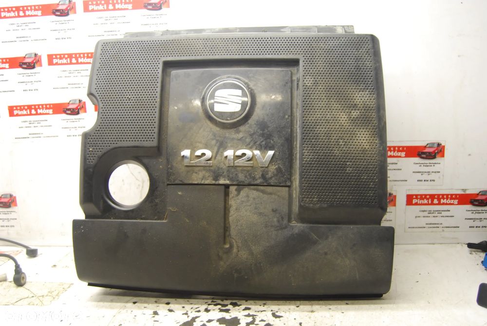 OSŁONA POKRYWA SILNIKA 03E129607D 1.2 12V AZQ VW POLO IV SEAT IBIZA III SKODA 03E129607E 03E129607R 03E129607A 03E129607H - 2