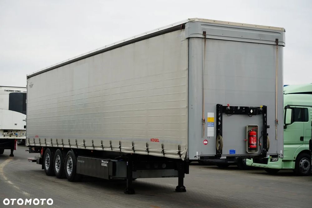 Kögel FIRANKA / WINDA ZAŁADOWCZA DHOLLANDIA /  STANDARD / KOSZ NA PALETY / OŚ PODONOSZONA / - 8