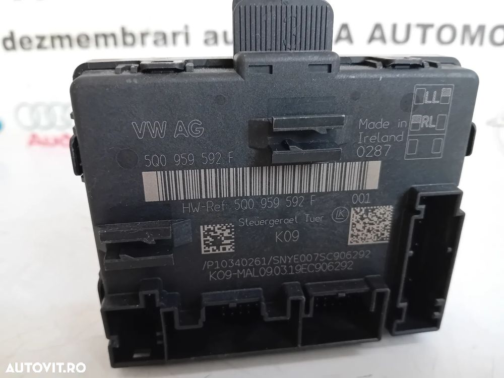 Modul Usa Stanga Dreapta Fata Vw Passat B8 Audi Seat Skoda 2014-2020 Cod 5Q0959593F Motor DFG - 4