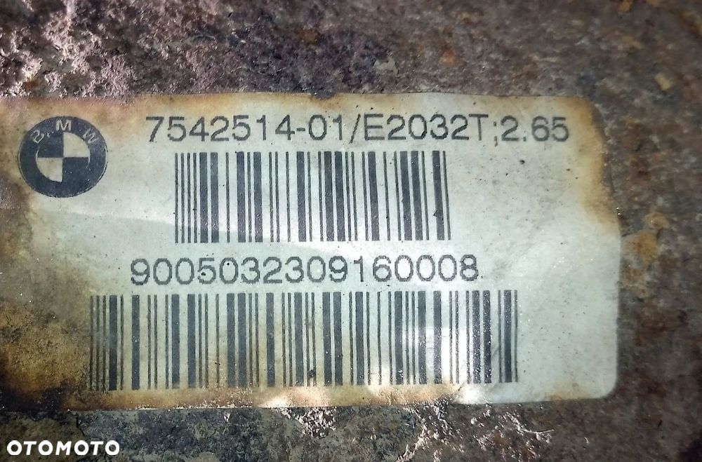 BMW E61 2.5 MOST DYFERENCJAŁ TYLNY 01/E2032T/265 - 3
