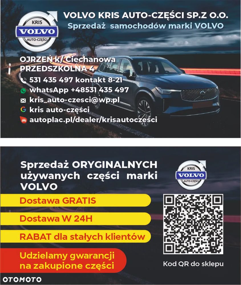 Drzwi Volvo XC60 I Przednie Tylne Prawe Lewe w kolor lakieru 452-46 Czarne - 2
