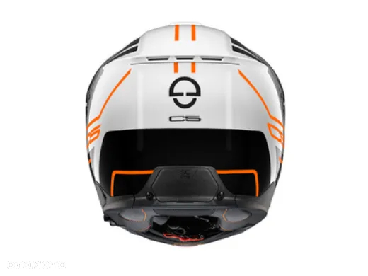 Kask szczękowy Schuberth C5 Master Pomarańczowy r.61,63 - 3