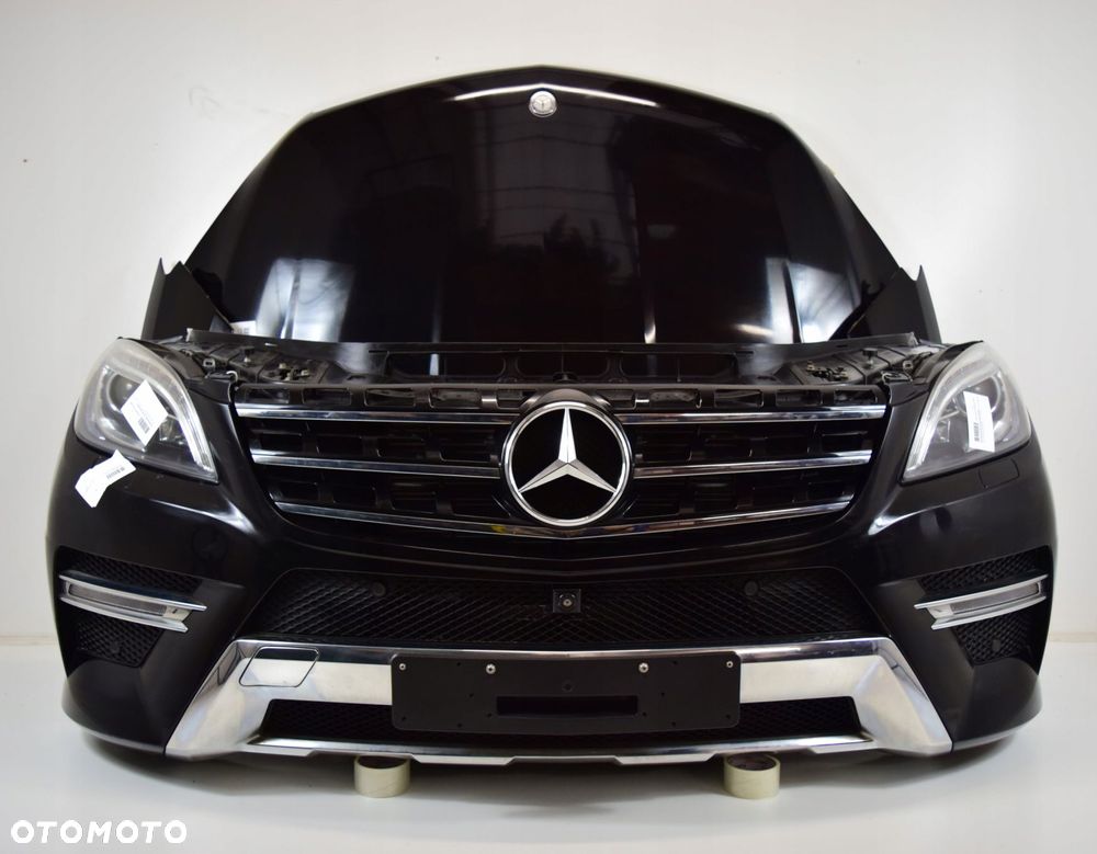MERCEDES ML W166 AMG PRZÓD MASKA LAMPY ZDERZAK PAS - 2