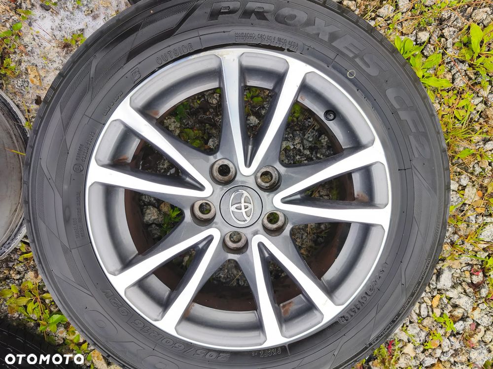 ALUFELGI KOŁA FELGI 16 CALI 5X114,3 ET39 42611-YY40 TOYOTA VERSO AVENSIS T270 - 3