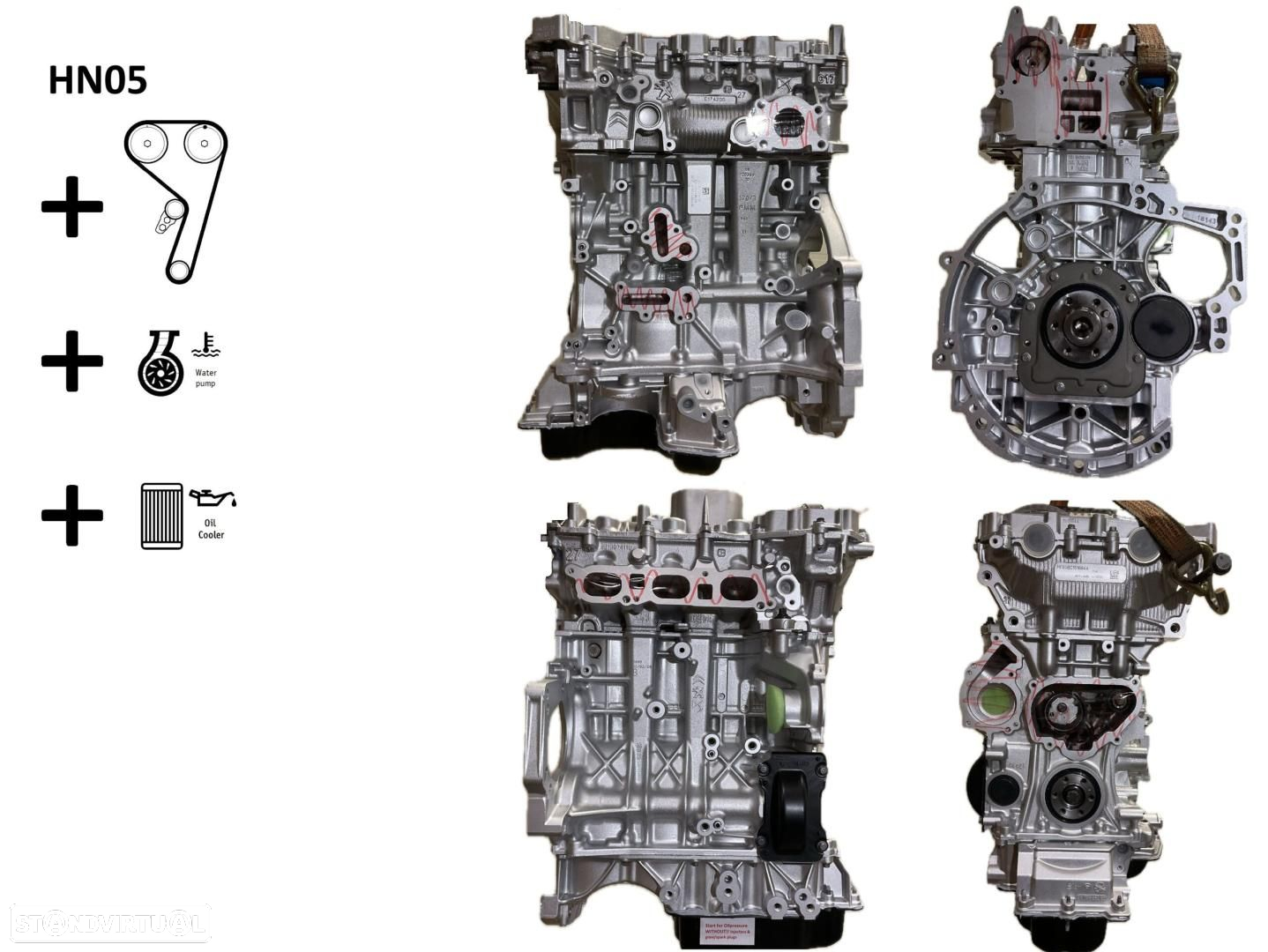 Motor  Reconstruído Citroen BERLINGO 1.2 PureTech 130 HN05 - 9
