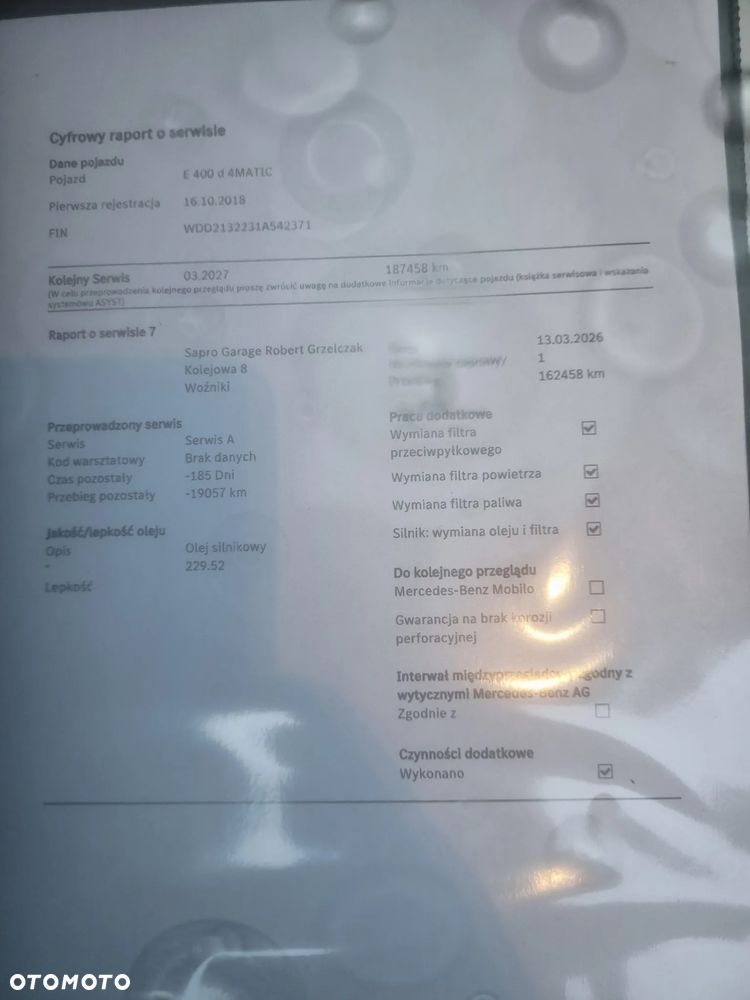 Mercedes-Benz Klasa E 400 d 4Matic 9G-TRONIC AMG Line - 6