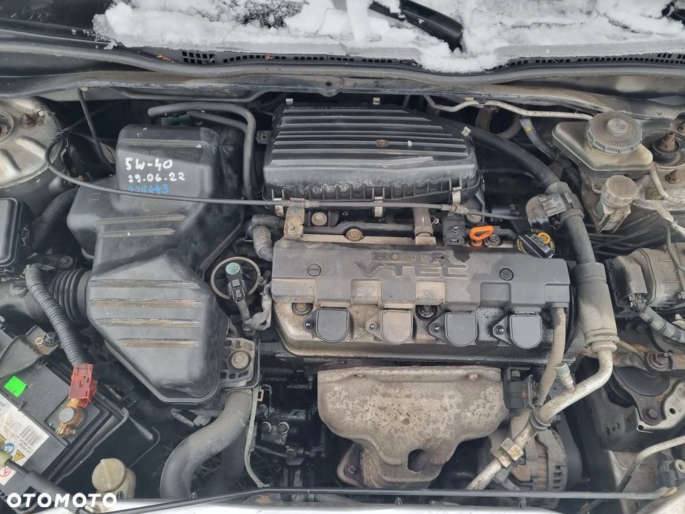 Honda Civic Vii 5d 1.6 vtec D16V1 lakier NH623M na części - 5