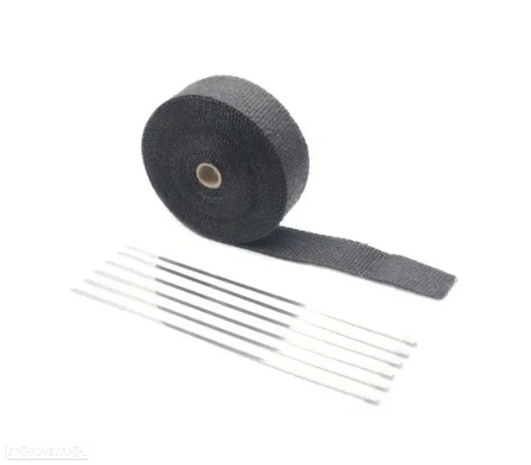 Fita térmica escapes universal - 5M x 5cm Preto - 3
