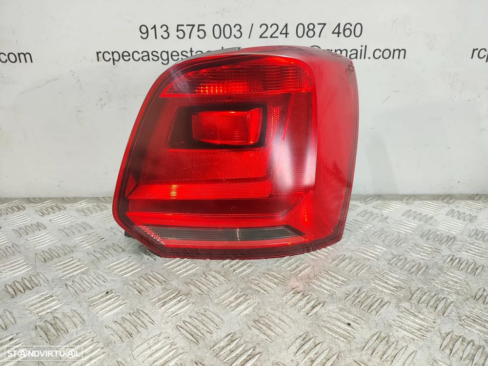 Farolins traseiros trás direito esquerdo originais VW Volkswagen Polo 5 V 6R 6C Facelift de 2014 a 2018 - 7