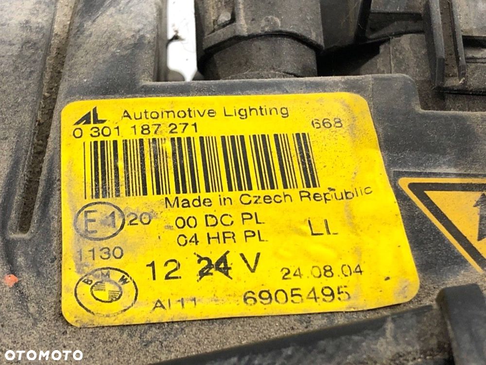 REFLEKTOR LEWY PRZÓD XENON  BMW 3 Compact (E46) 2001 - 2005 316 ti 85 kW [115 KM] benzyna 2002 - - 6