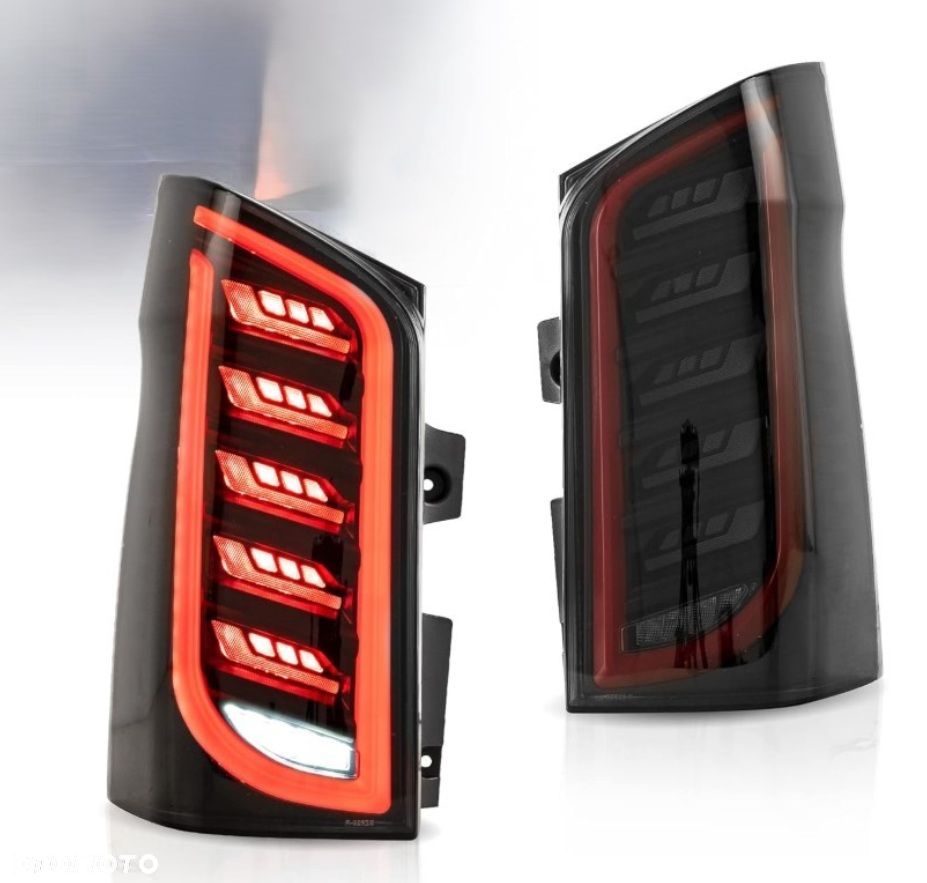 Lampy tylne kpl Vland Led Neon Tuning Smoke Mercedes Vito V-klasa 447 Klapa - 2