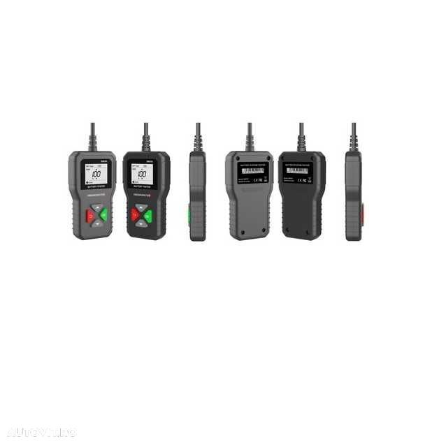 Tester auto baterii tensiune 6-12-24V capacitate baterie 2-220Ah BM550 - 4