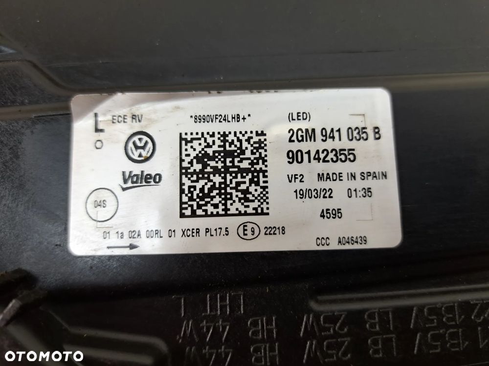 VW TCROSS T-CROSS T CROSS PRAWA LAMPA 2GM941035B - 5