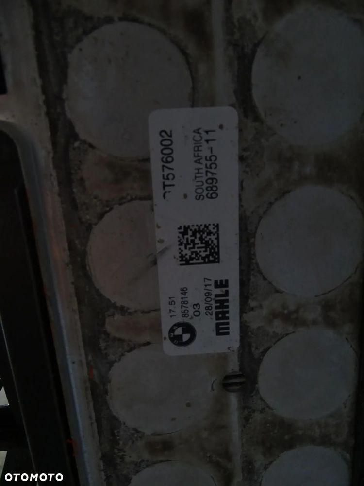 KOMPLET CHŁODNIC CHŁODNICA WENTYLATOR BMW X3 G01 X4 G02 3.0D M40d DIESEL - 10