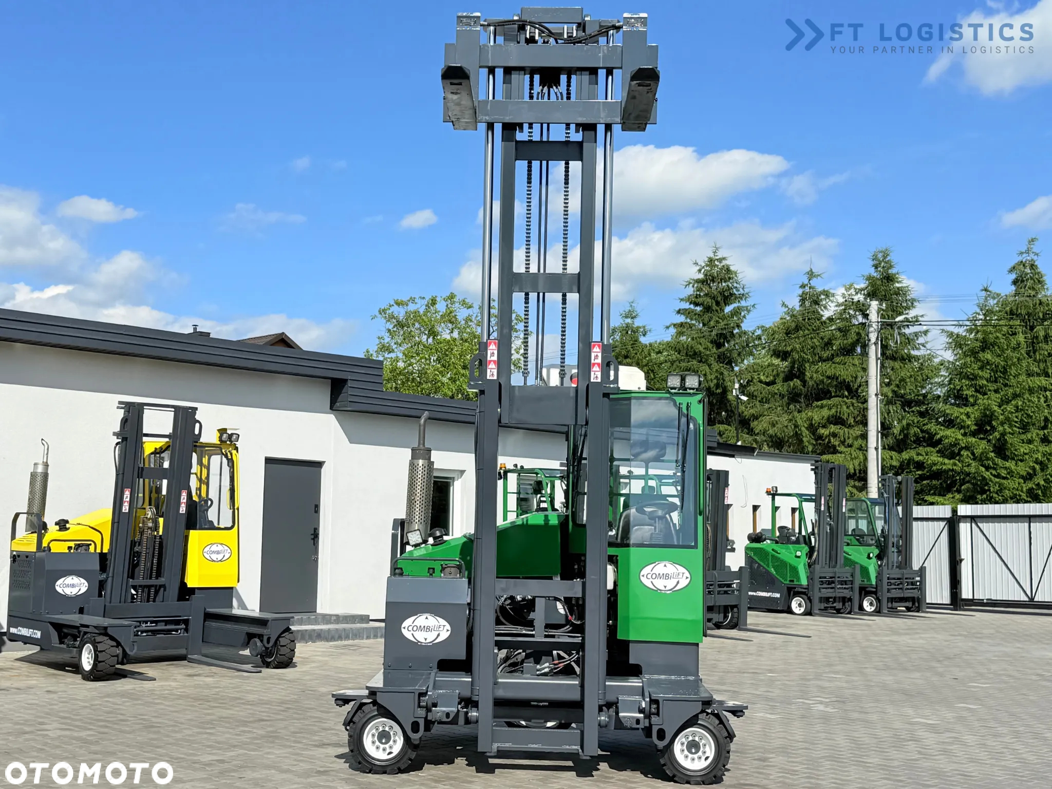 Combilift C3500 / DUPLEX 4100MM / GAS / WYSUWNE WIDŁY / KABINA / OGRZEWANIA + KLIMATYZACJA / JAK NOWY - 40