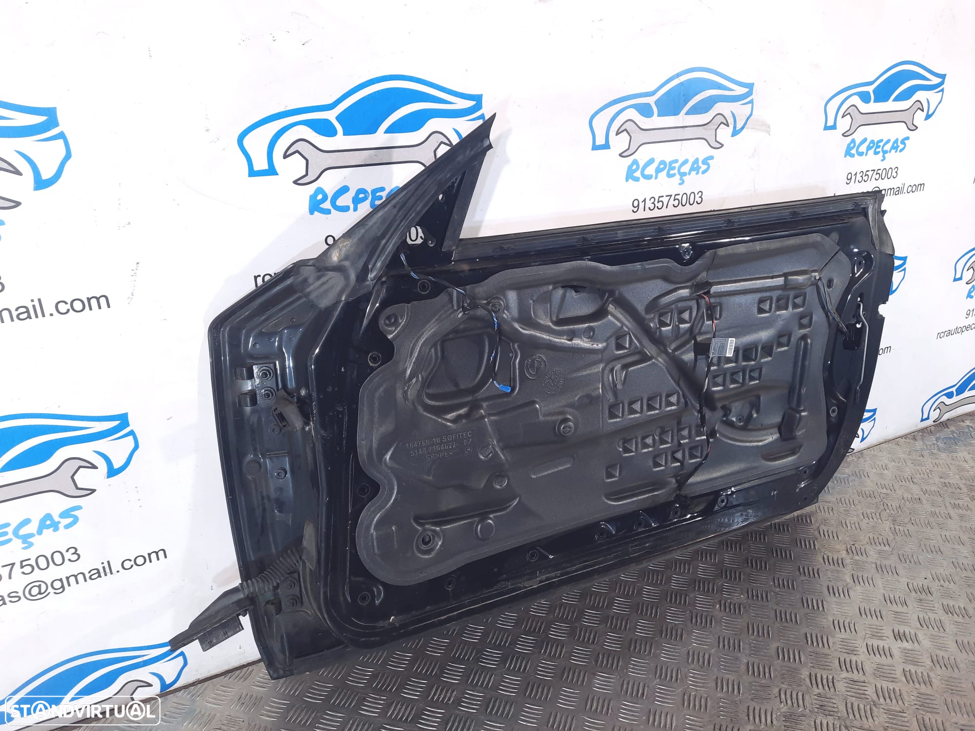 PORTA PORTAS FRENTE FRONTAL DIREITA BMW SERIE 1 E81 COUPE E82 CABRIO E88 41007207446 7207446 FECHO ELEVADOR MOTOR PUXADOR VIDRO RETROVISOR RETROVISORES - 5