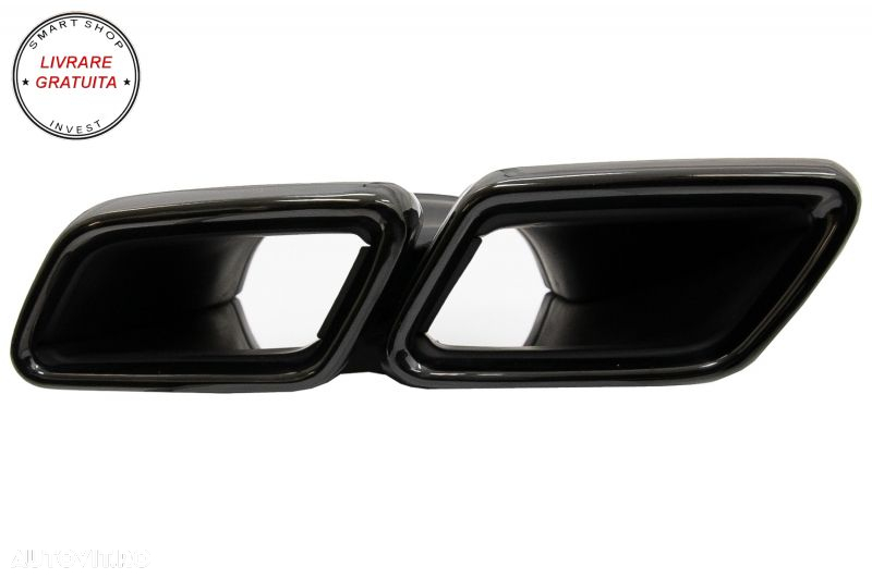 Difuzor Bara Spate cu Ornamente Evacuare Mercedes E-Class W213 (2016-2019) E63 Des- livrare gratuita - 9