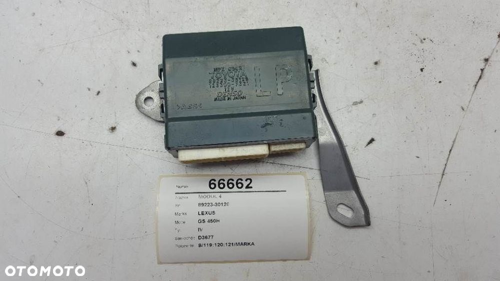 MODUŁ STEROWNIK DRZWI LEXUS GS IV 450H 89223-30120 - 3