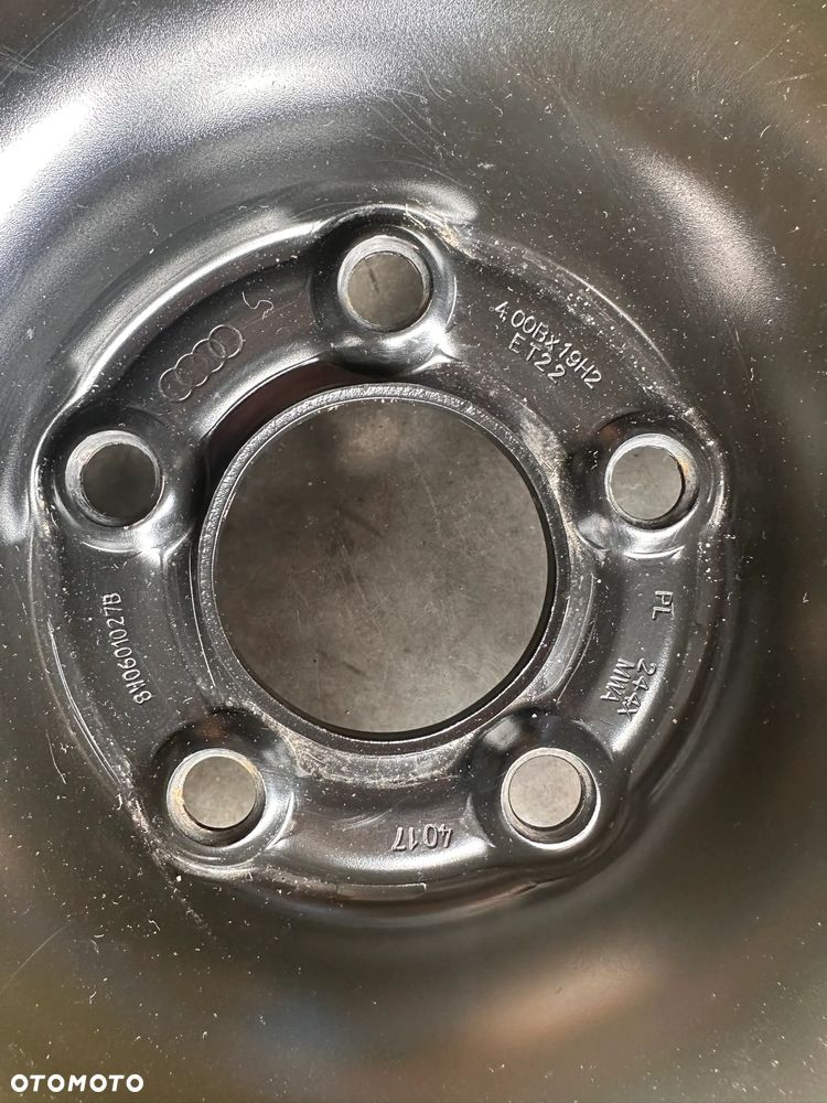 Koło dojazdowe Audi A4 B9 8W 8W0601027B 8W0601027 125/70 R19 - 5